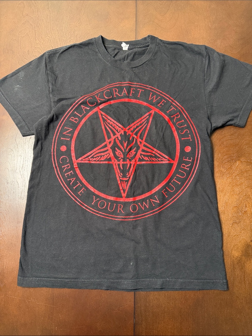 100% Cotton Men’s Black Craft Cult Short Sleeve Tee - Small